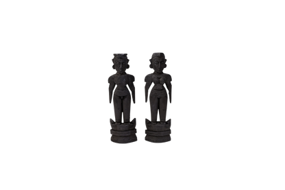 HITHA HANDCRAFTED WOODEN MARRAPACHI BOMMAI- THE ETERNAL COUPLE