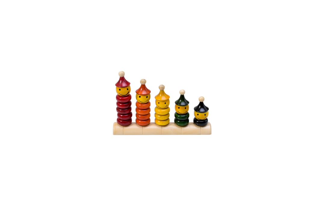 HITHA HANDCRAFTED WOODEN MATCH & STACK TOY-STACK UP SKILLS