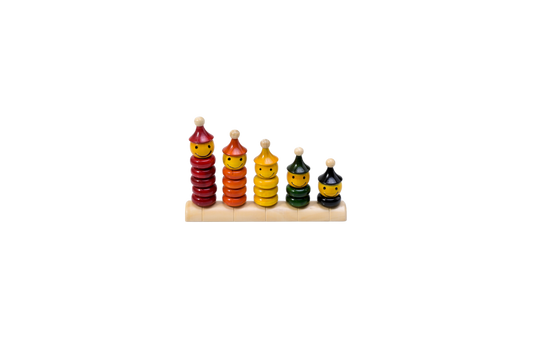HITHA HANDCRAFTED WOODEN MATCH & STACK TOY-STACK UP SKILLS
