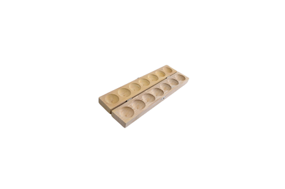 Hitha handcrafted wooden pallanguli - play the tradition + Hitha handcrafted wooden tic tac toe game - play smart play natural
