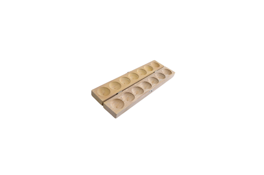 Hitha handcrafted wooden pallanguli - play the tradition + Hitha handcrafted wooden tic tac toe game - play smart play natural