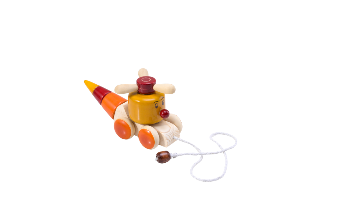 HITHA HANDCRAFTED WOODEN PULL-ALONG TOYS-EVERY STEP HAS A FRIEND