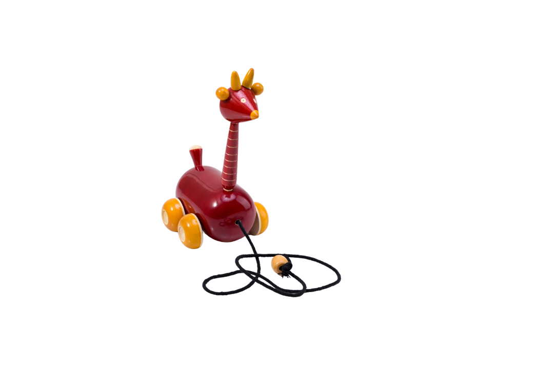 HITHA HANDCRAFTED WOODEN PULL-ALONG TOYS-EVERY STEP HAS A FRIEND