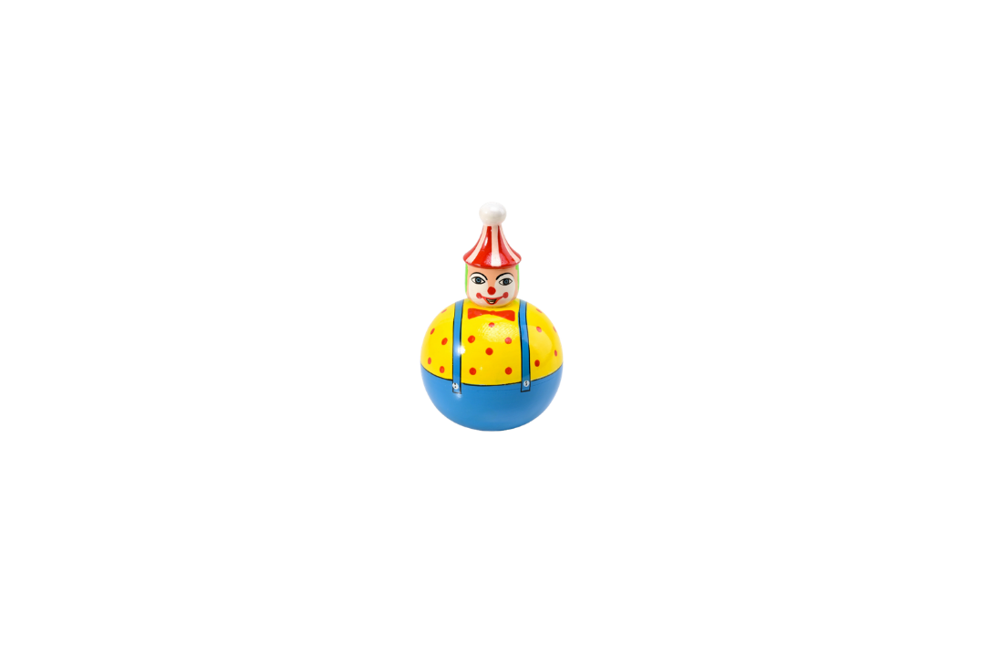 HITHA WOODEN HAND CRAFTED ROLY POLY TOY