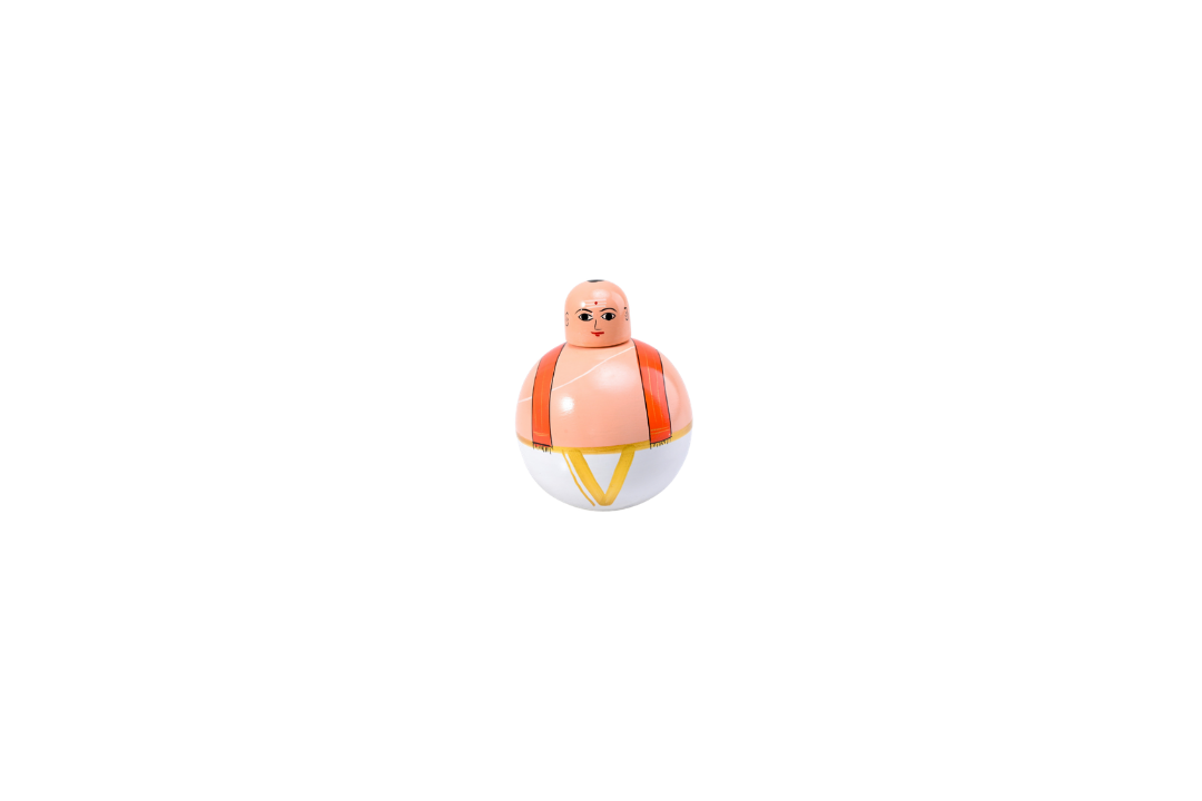 HITHA WOODEN HAND CRAFTED ROLY POLY TOY