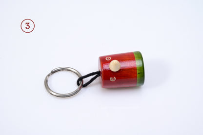 HITHA HANDCRAFTED WOODEN KEYCHAIN-MODERN MINIMAL STYLE