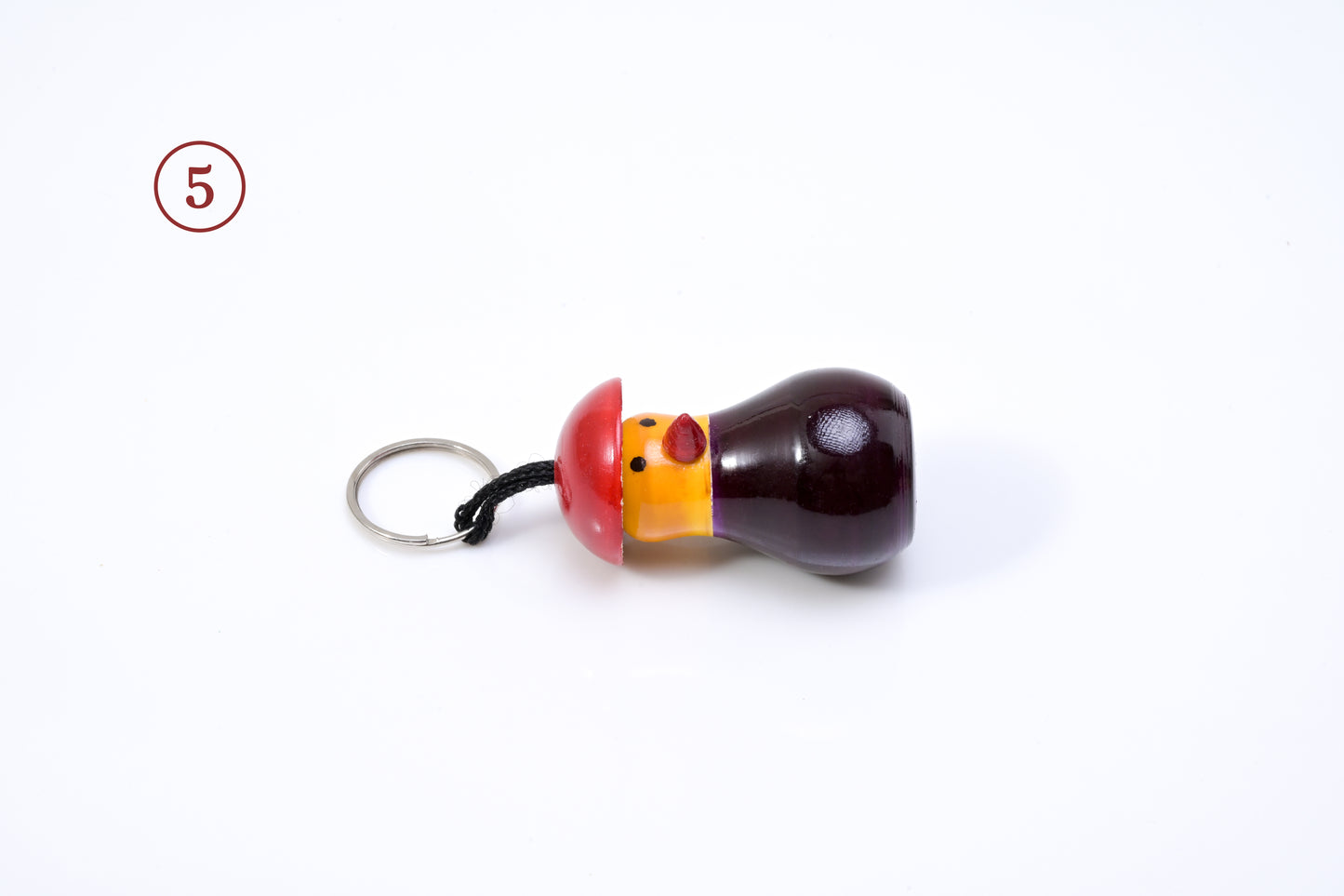 HITHA HANDCRAFTED WOODEN KEYCHAIN-MODERN MINIMAL STYLE