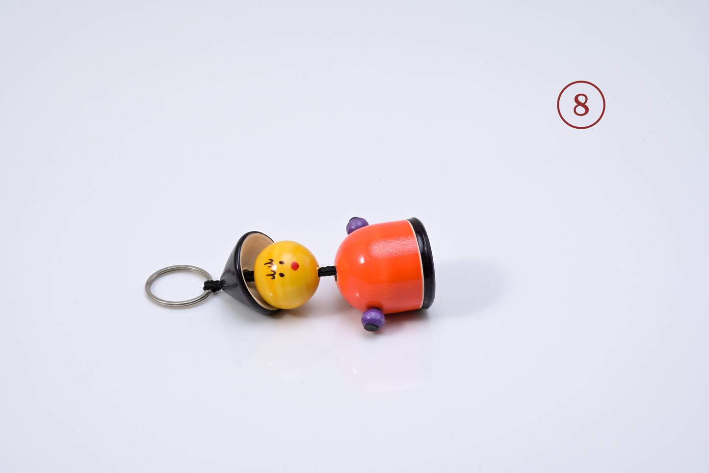 HITHA HANDCRAFTED WOODEN KEYCHAIN-MODERN MINIMAL STYLE