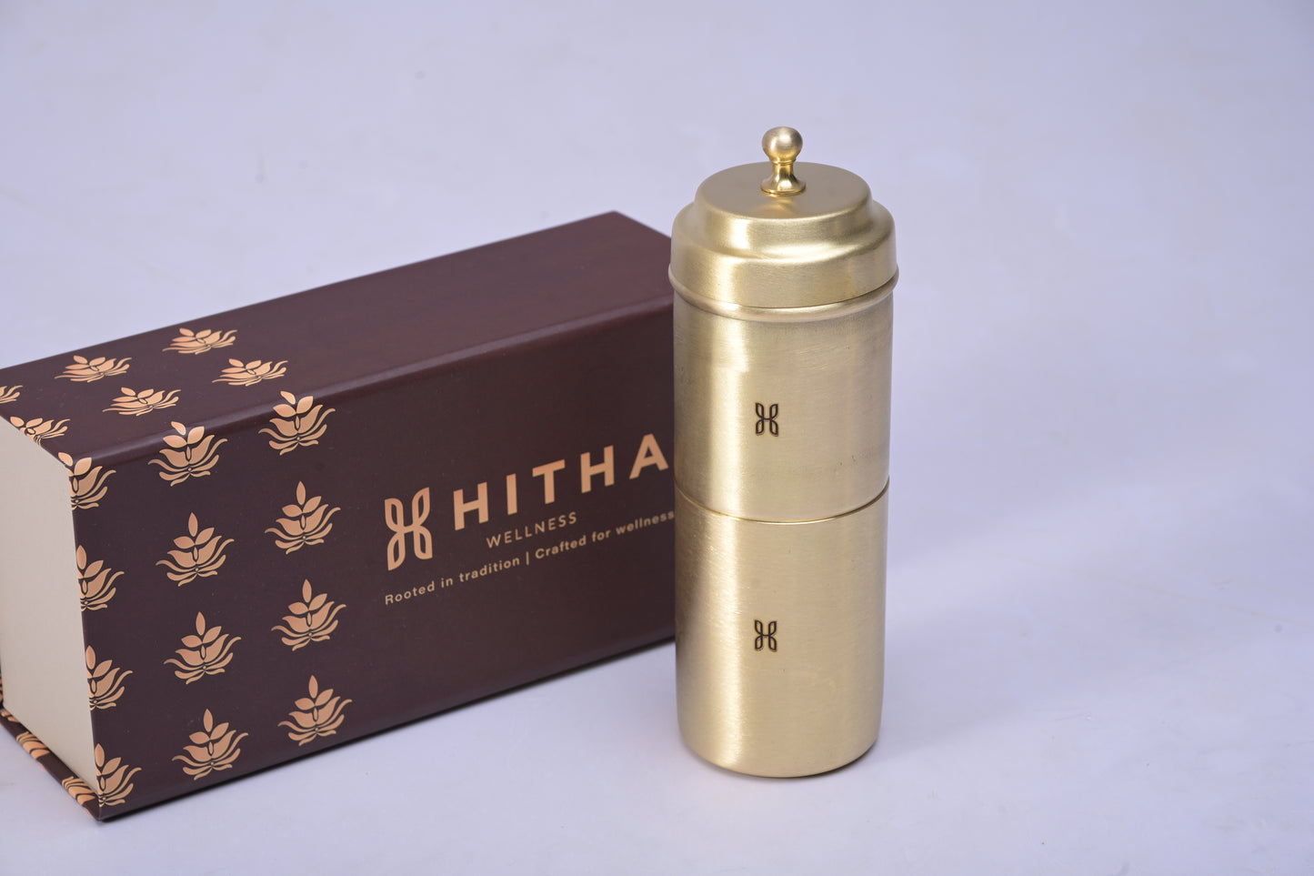 HITHA BRASS COFFEE FILTER GIFT SET