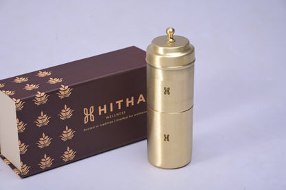 HITHA BRASS COFFEE FILTER GIFT SET