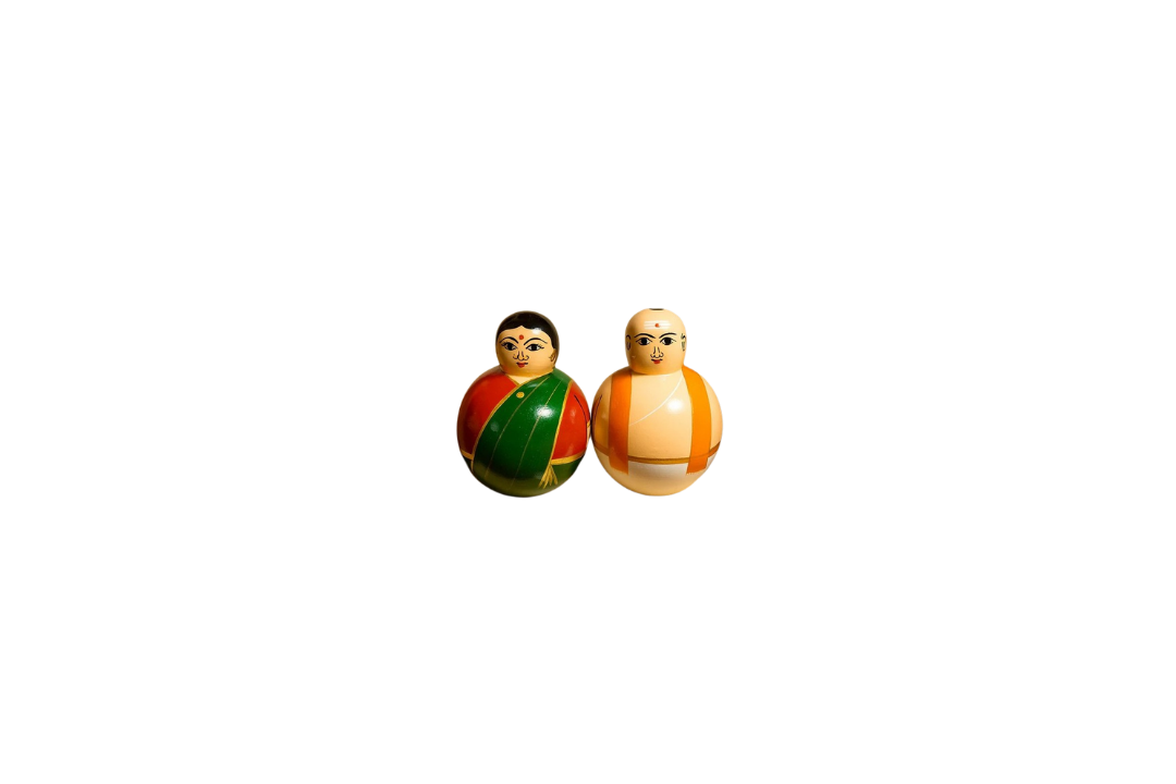 HITHA WOODEN HAND CRAFTED ROLY POLY TOY
