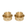 BRASS DABARA TUMBLER -Small Dabara - 130 ml Tumbler SET OF 2