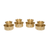 BRASS DABARA TUMBLER-Big Dabara - 160 ml Tumbler-SET OF 4