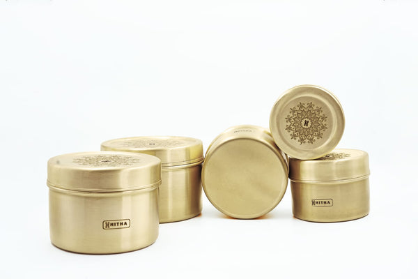 BRASS REYNA THE SNACK DABBA FULL SET