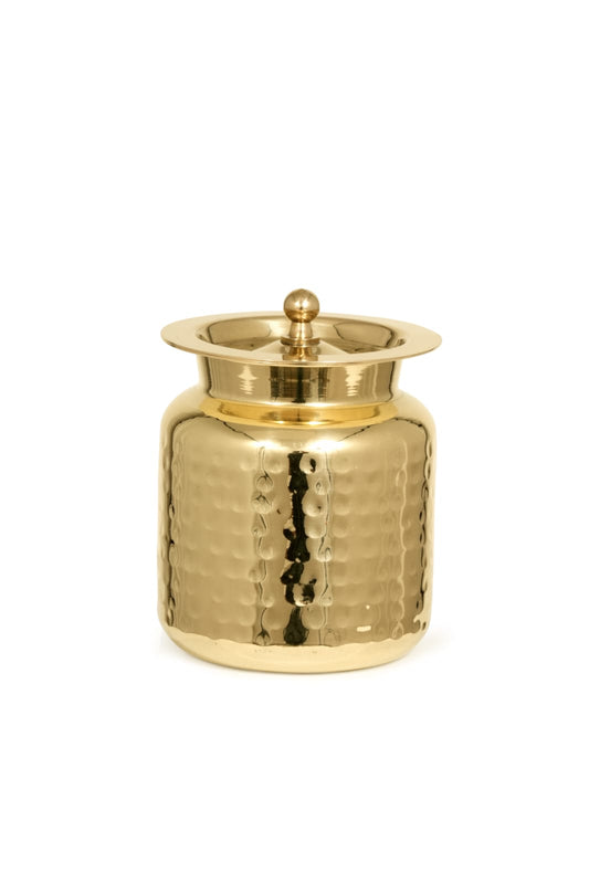 BRASS OIL JAR