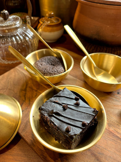 BRASS BHOGINI KATTORI CUPS WITH SPOONS