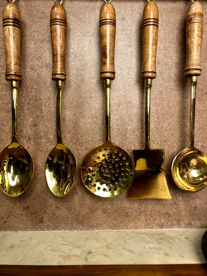 BRASS LADDLE SET