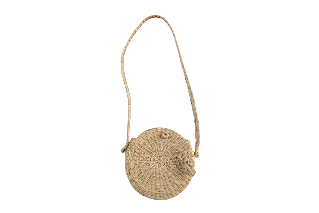 HITHA SEAGRASS HANDWOVEN- ROUND LONG BAG-EKG024