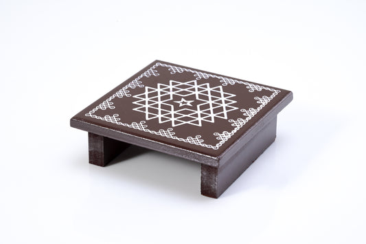 HITHA HANDCRAFTED WOODEN POOJA STAND