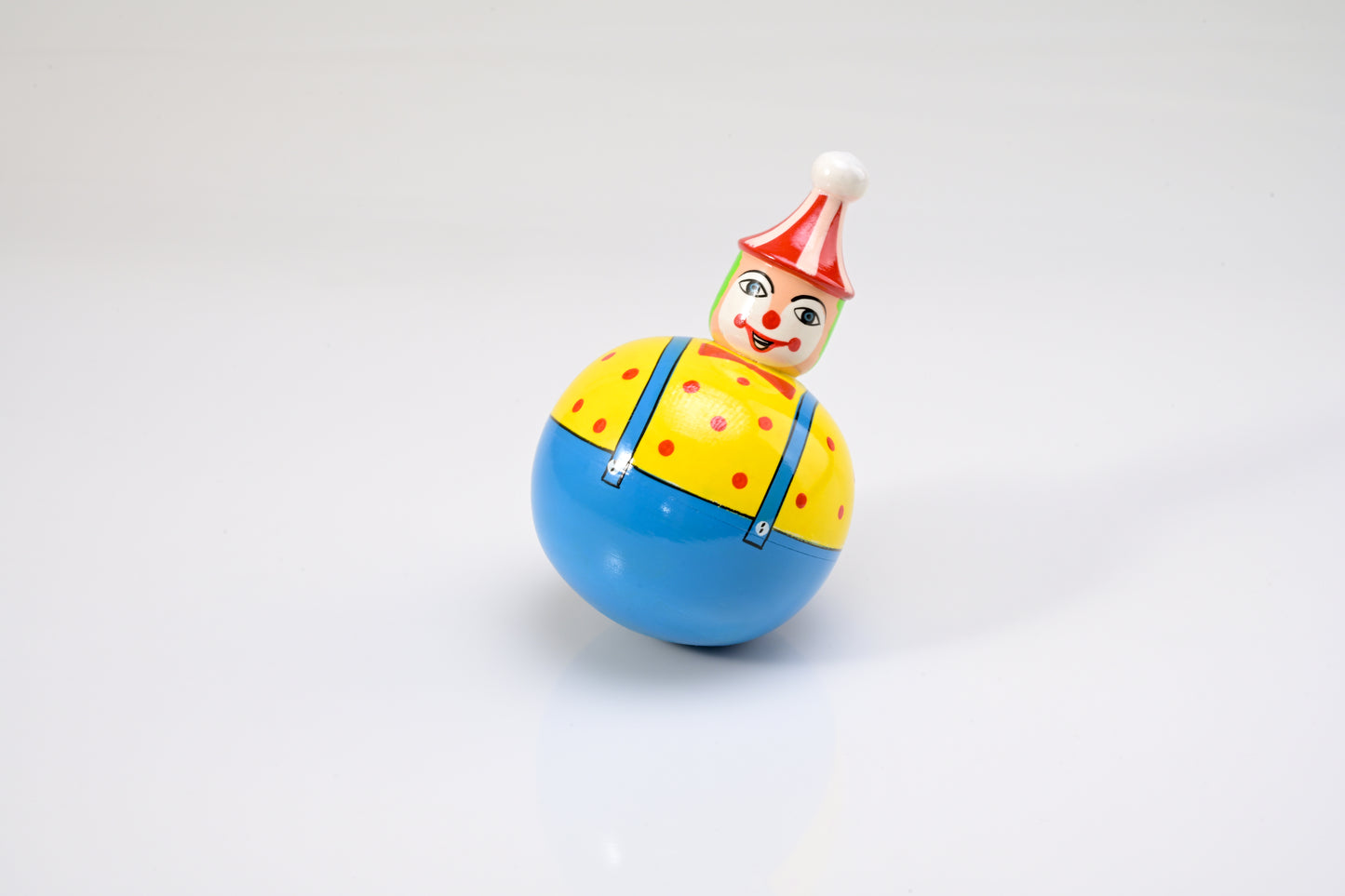 HITHA WOODEN HAND CRAFTED ROLY POLY TOY