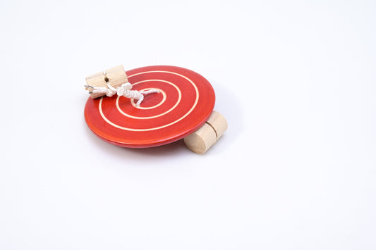 HITHA HANDCRAFTED WOODEN SPINNING DISC GAME