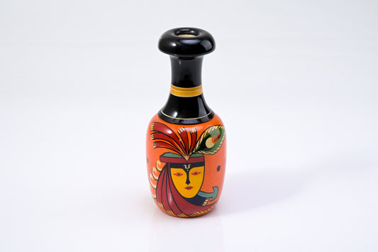 HITHA HAND CRAFTED WOODEN FLOWER VASE
