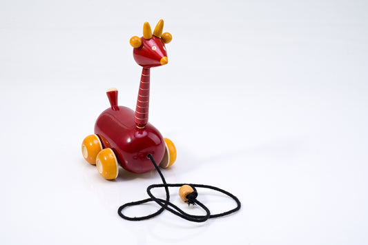 HITHA HANDCRAFTED WOODEN PULL-ALONG TOYS-EVERY STEP HAS A FRIEND